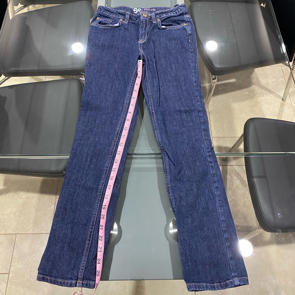 SO Skinny Jeans Size 14 Dark Blue Wash
